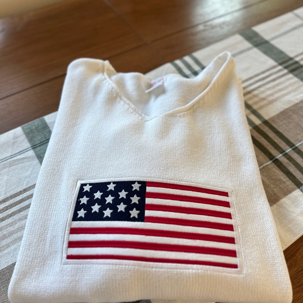 USA Flag Sweater